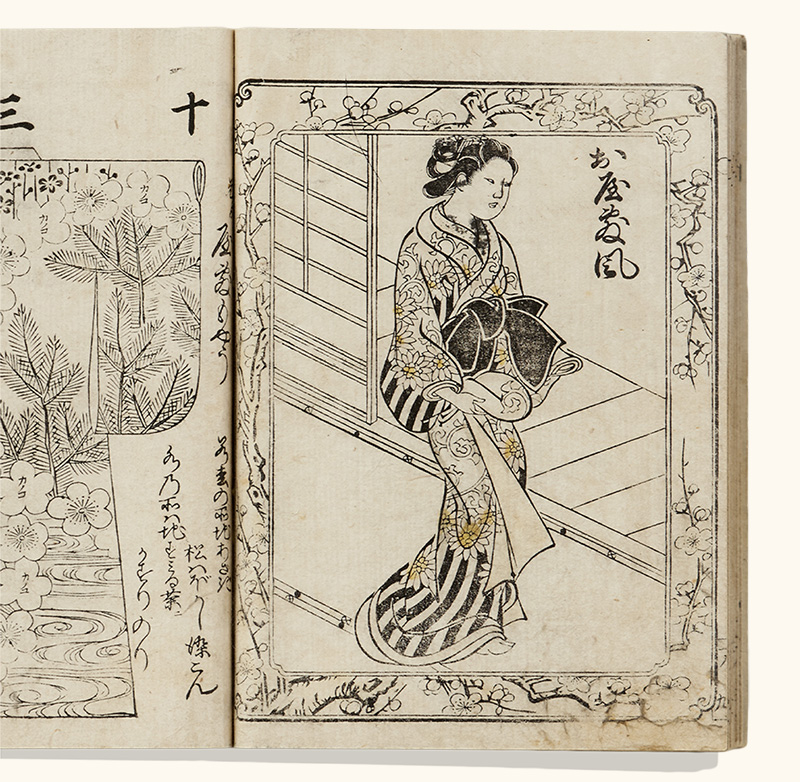 Kimono book page